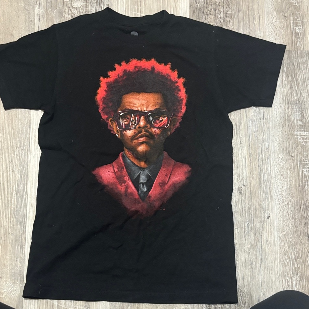 The Weeknd halloween horror nights Black Graphic T-Shirt